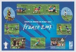 ** 2007 Rugby VB (III) Kisív Mi 4277-4286 - Autres & Non Classés