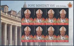 ** 2007 XVI. Benedek Pápa Kisív,
Pope Benedict XVI Minisheet
Mi 5740 - Sonstige & Ohne Zuordnung