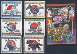 ** 1987 Szöuli Olimpia Sor + Blokk Mi 1139-1144 + 245 - Altri & Non Classificati