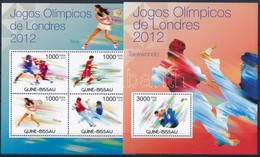 ** 2012 Olimpia London Kisív Mi 5947-5950 + Blokk Mi 1052 - Andere & Zonder Classificatie