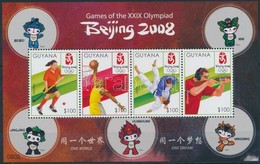 ** 2008 Nyári Olimpia Kisív Mi 7965-7968 - Autres & Non Classés