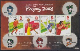 ** 2008 Nyári Olimpia, Peking Kisív Mi 7965-7968 - Sonstige & Ohne Zuordnung