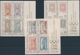 ** 1996 100 éves Az Újkori Olimpiai Játékok Blokksor Mi 13-15 - Andere & Zonder Classificatie