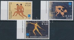 ** 2002 Nyári Olimpia, Athén (III.) ívszéli Sor 3 értéke Mi 2104, 2106, 2108 - Other & Unclassified