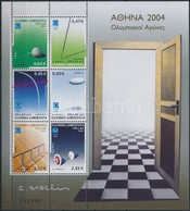 ** 2003 Nyári Olimpia, Athén Kisív Mi 2129-2134 - Autres & Non Classés