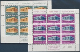 ** 1969 Europa CEPT Kisívsor,
Europa CEPT Minisheet Set
Mi 1361-1362 I - Autres & Non Classés