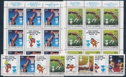 ** 1988 Nyári Olimpia; Szöul Szelvényes Sor + Kisívsor Mi 2267-2270 - Autres & Non Classés