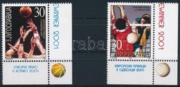 ** 2001 Kosárlabda és Röplabda EB Győzelem ívsarki Sor Mi 3044-3045 - Altri & Non Classificati