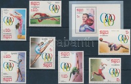 ** 1988 Nyári Olimpia Sor Mi 922-928 + Blokk Mi 157 - Sonstige & Ohne Zuordnung