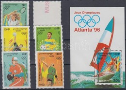 ** 1996 Nyári Olimpia, Atlanta Sor Mi 1555-1560 + Blokk 217 MINTA - Other & Unclassified