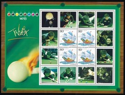 ** 2010 Magán Kiadás: Snooker - 2003 Hajó Megszemélyesített Bélyeg Kisív Formában Mi 3461 A (törött ívszél / Folded Marg - Altri & Non Classificati