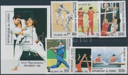 ** 1996 Olimpia Sor Mi 1437-1442 + Blokk Mi 127 - Sonstige & Ohne Zuordnung