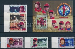 ** 2003 Baseball VB. ívszéli Sor Mi 4559-4564 + Blokk 186 - Sonstige & Ohne Zuordnung