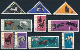 ** 1963 Lovak Sor,
Horses Set
Mi 1447 - 1456 - Other & Unclassified