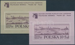 ** 1973 Bélyegkiállítás Blokkpár,
Stamp Exhibition Blockpair
Mi 55 + 56 - Otros & Sin Clasificación