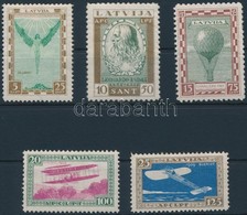 ** 1932 Repülő Alap (ráncok),
Airplane Set (creases)
Mi 210-214 - Otros & Sin Clasificación