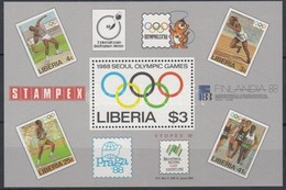 ** 1988 Nyári Olimpia, Szöul Blokk Mi 114 - Autres & Non Classés