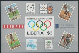 ** 1988 Nyári Olimpia: Szöul Vágott Blokk Mi 114 - Autres & Non Classés