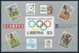 ** 1988 Nyári Olimpia: Szöul Vágott Blokk Mi 114 - Other & Unclassified