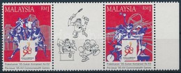 ** 1995 Nemzetközösségi Játékok, Kuala Lumpur ívszéli Hármascsík Mi 569C-570C - Altri & Non Classificati