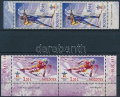 ** 2010 Téli Olimpia Sor ívszéli/sarki Párokban Mi 689-690 - Autres & Non Classés