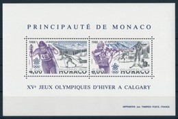 ** 1988 Téli Olimpia  Blokk Mi 38 - Autres & Non Classés