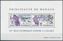 ** 1988 Téli Olimpia, Calgary Blokk Mi 38 - Otros & Sin Clasificación