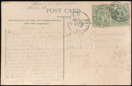 1908 Francia-brit Kiállítás Alkalmi Bélyegzés Képeslapon / Franco-British Exhibition London Special Cancellation On Post - Otros & Sin Clasificación