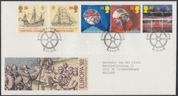 1992 Europa CEPT + Olimpia Mi 1400-1404 1 Db FDC-n - Sonstige & Ohne Zuordnung