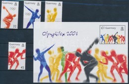 ** 2004 Nyári Olimpia, Athén Sor Mi 1018-1021 + Blokk 38 - Andere & Zonder Classificatie