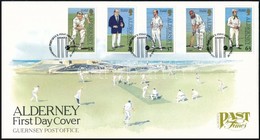 1997 Krikettjátékosok Sor + Blokk 2 FDC-n,
Cricket Players Set + Block On 2 FDC
Mi 103-107 + Mi 3 - Andere & Zonder Classificatie