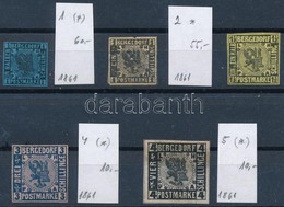 (*) * 1861 Mi 1-5 (Mi EUR 145,-) - Otros & Sin Clasificación