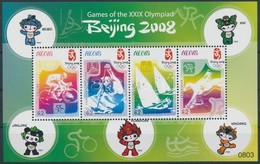 ** 2008 Nyári Olimpia, Peking Kisív Mi 2265-2268 - Sonstige & Ohne Zuordnung