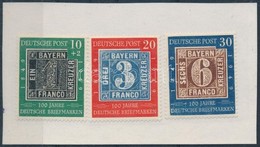 ** 1949 100 éves A Bélyeg Mi 113-115 (Mi EUR 100.-) - Otros & Sin Clasificación