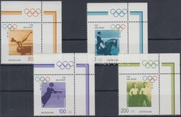 1996 Sporthilfe: 100 éves Az Újkori Olimpia ívsarki Sor Mi 1861-1864 - Autres & Non Classés