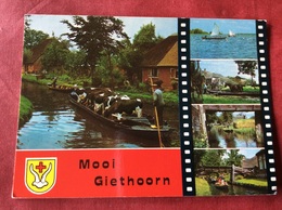 Nederland. Pays-Bas. Holland. Mooi Giethoorn ( Koe Boer ) - Giethoorn