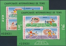 ** 1988 Nemzetközi Tenisz Bajnokság Blokk Sor Mi 244-245 - Altri & Non Classificati