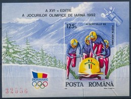 ** 1992 Téli Olimpia Vágott Blokk Mi 270 - Sonstige & Ohne Zuordnung