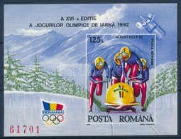 ** 1992 Téli Olimpia Vágott Blokk Mi 270 - Otros & Sin Clasificación