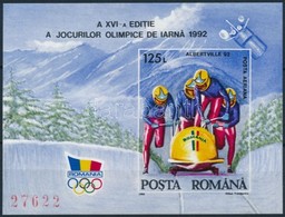 ** 1992 Téli Olimpia, Albertville Blokk Mi 270 - Andere & Zonder Classificatie