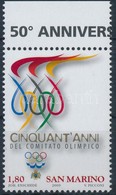 ** 2009 50 éves A Nemzeti Olimpiai Bizottság ívszéli Bélyeg Mi 2382 - Autres & Non Classés