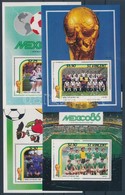 ** 1986 Mexikói Labdarúgó Világbajnokság Blokksor Mi 35-38 - Sonstige & Ohne Zuordnung