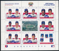 ** 1990 Baseball Kisív Sor Mi 1617-1634 (apró Betapadásnyom) - Autres & Non Classés