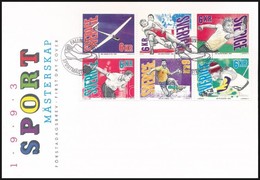 1993 Sport Bélyegfüzetlap Mi 206 FDC-n - Sonstige & Ohne Zuordnung