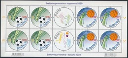 ** 2010 FIFA Labdarúgó VB Kisív Mi 859-860 - Andere & Zonder Classificatie