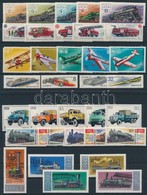 ** 1976 1975 - 1986 Közlekedés, Járművek 10 Sor (2 Sorban Bélyeghiba),
1975 - 1986 Transport 10 Sets (2 Sets With Damage - Other & Unclassified