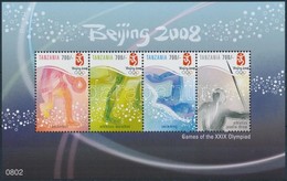 ** 2008 Nyári Olimpia Kisív Mi 4556-4559 - Sonstige & Ohne Zuordnung