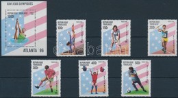 ** 1996 Nyári Olimpia, Atlanta Sor Mi 2382-2387 + Blokk 391 - Andere & Zonder Classificatie