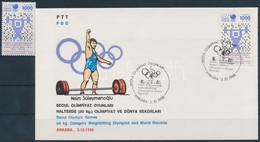 ** 1988 Nyári Olimpia Mi 2828 + FDC-n - Otros & Sin Clasificación