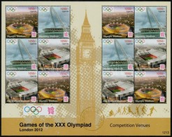 ** 2012 Nyári Olimpia: London Kisív Mi 2869-2871 - Otros & Sin Clasificación